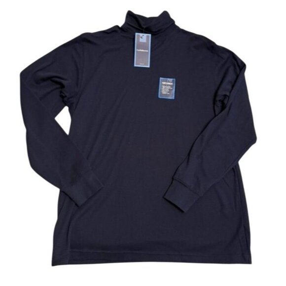 Men's Croft & Barrow Navy Turtleneck Medium NWT - Picture 1 of 4